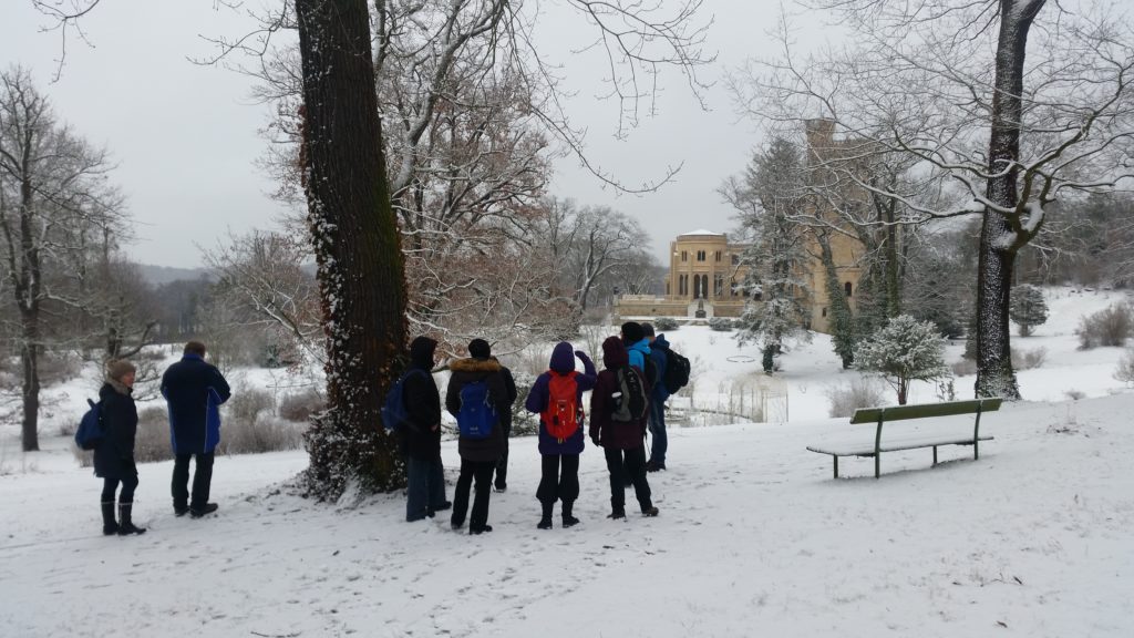 Blick auf Schloss Babelsberg